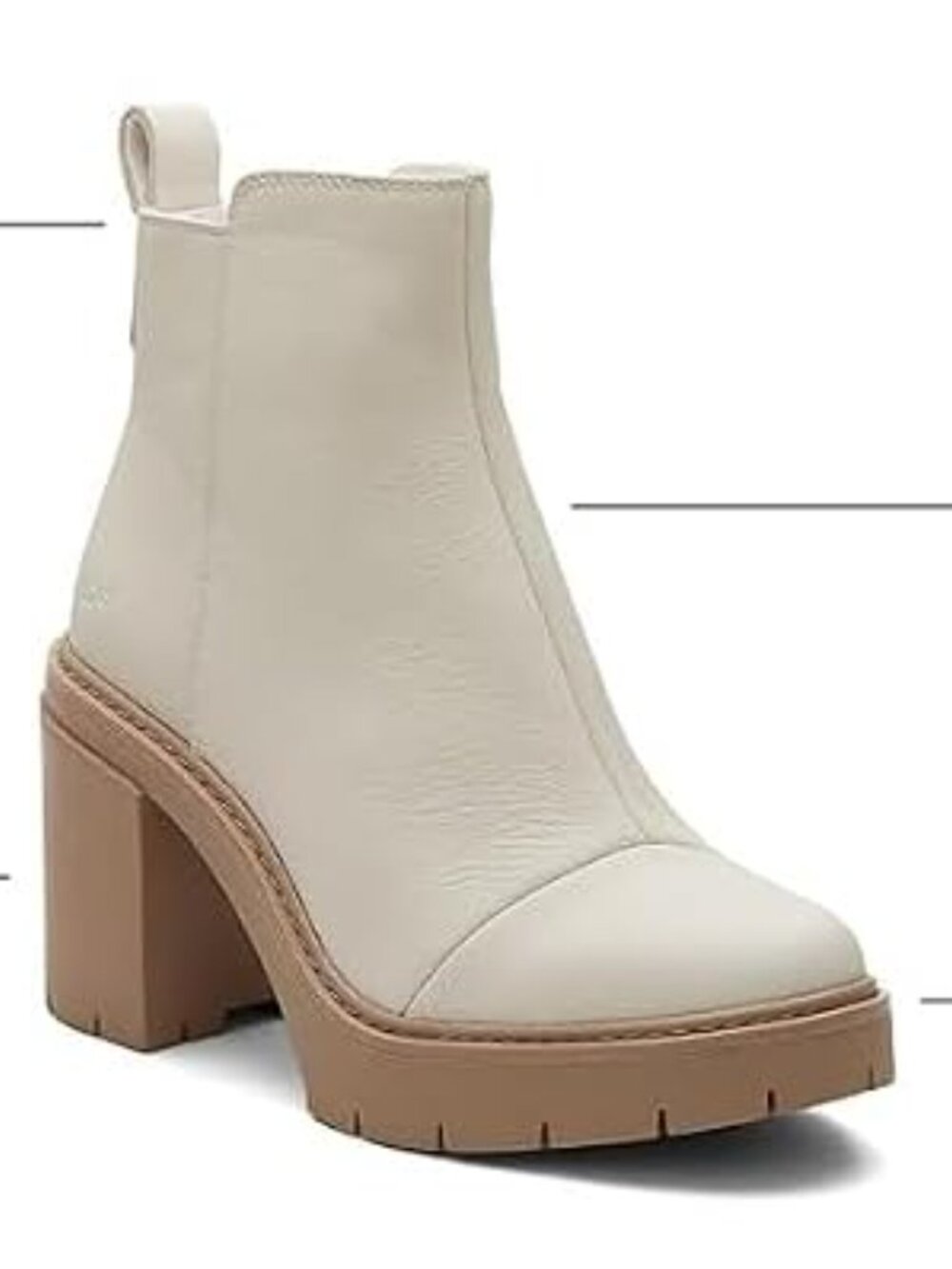 Toms Boots Light Sand Leather RYA New